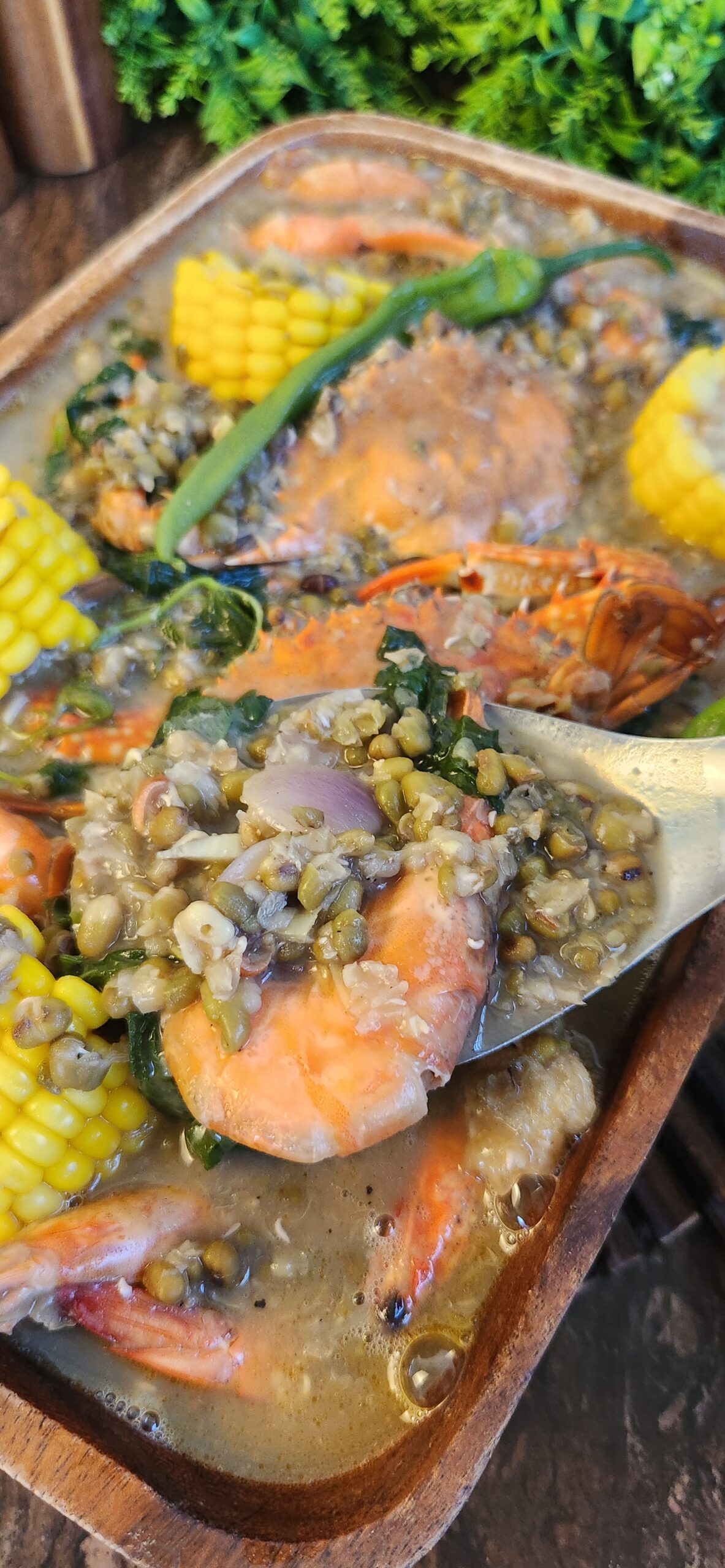 Seafood Monggo - Mommy K Recipes