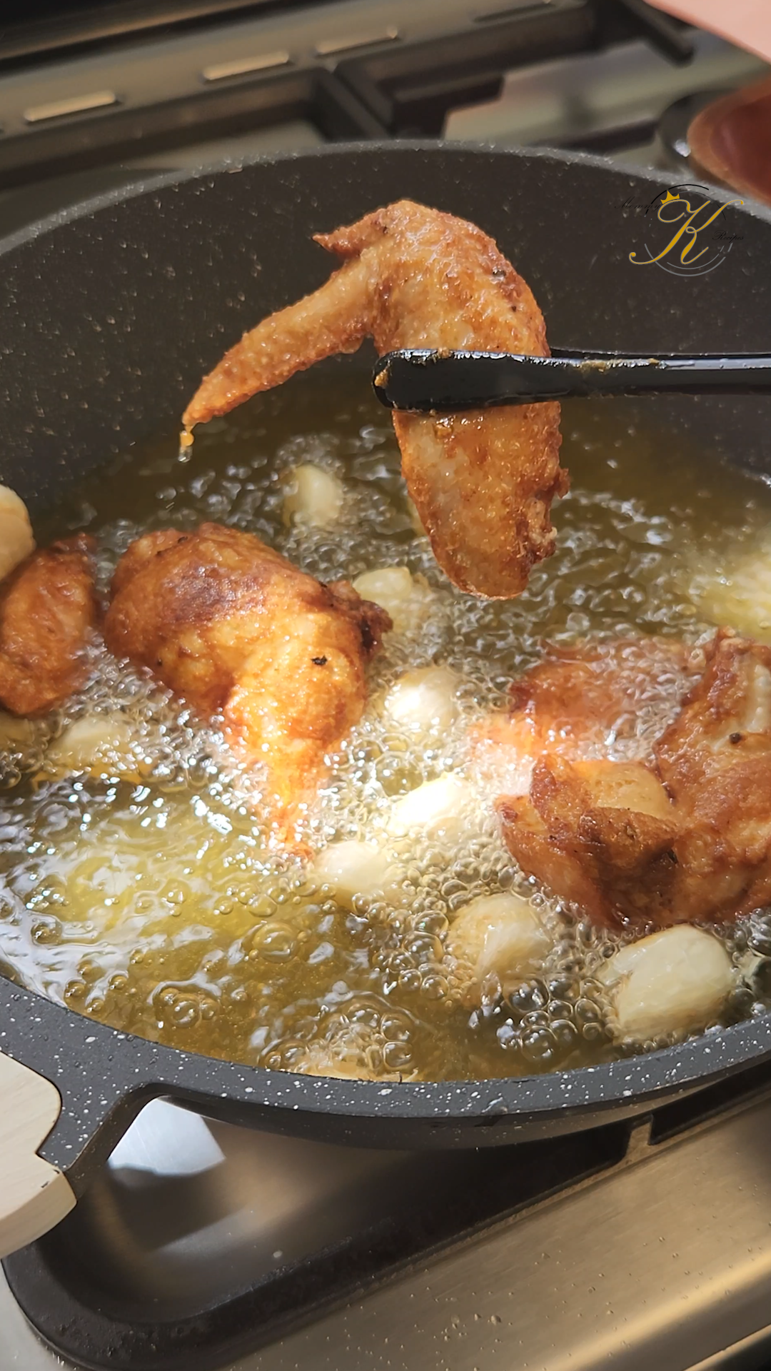 Bitmap Cooked Chicken Garlic Fried Chicken - Mommy K Recipes
