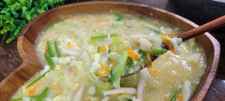 Egg Mushroom Soup
